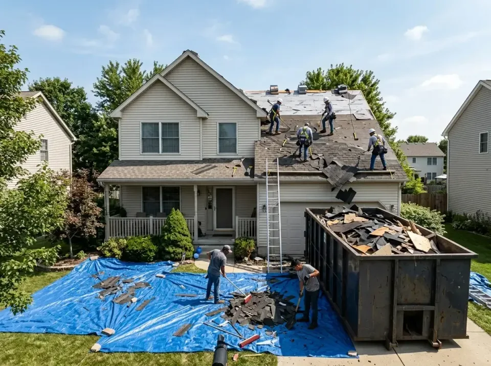 roof-replacement-debris-remova-004 — frequently asked questions, Cheapest Dumpster Rentals in Pinckneyville, IL